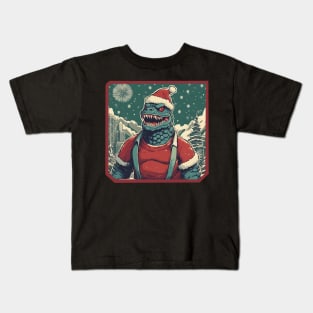 Kaiju Christmas Kids T-Shirt